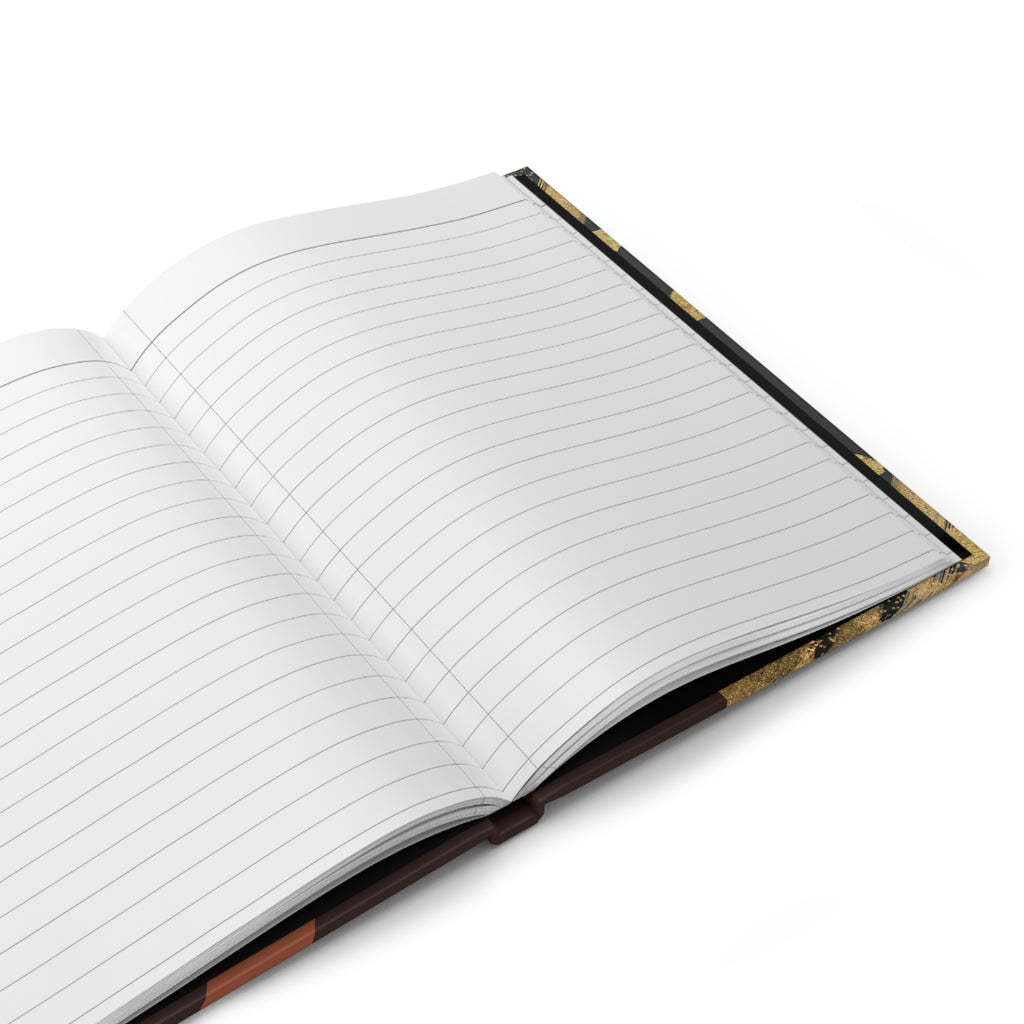 Hardcover Journal — “Enjoying My Peace” Self-Care Notebook for Women