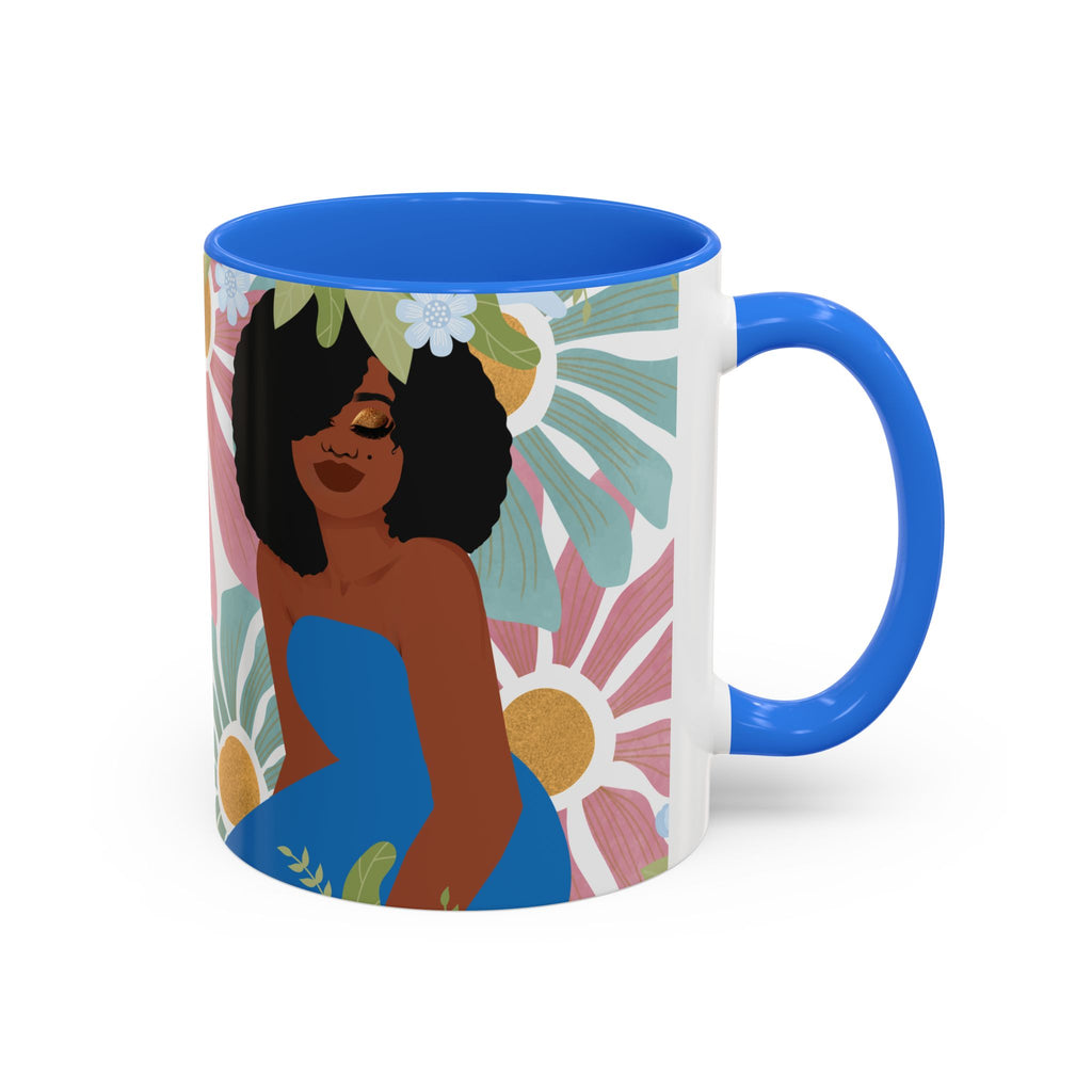 My Boho Floral Afro – Empowering Boho Coffee Cup (11oz)