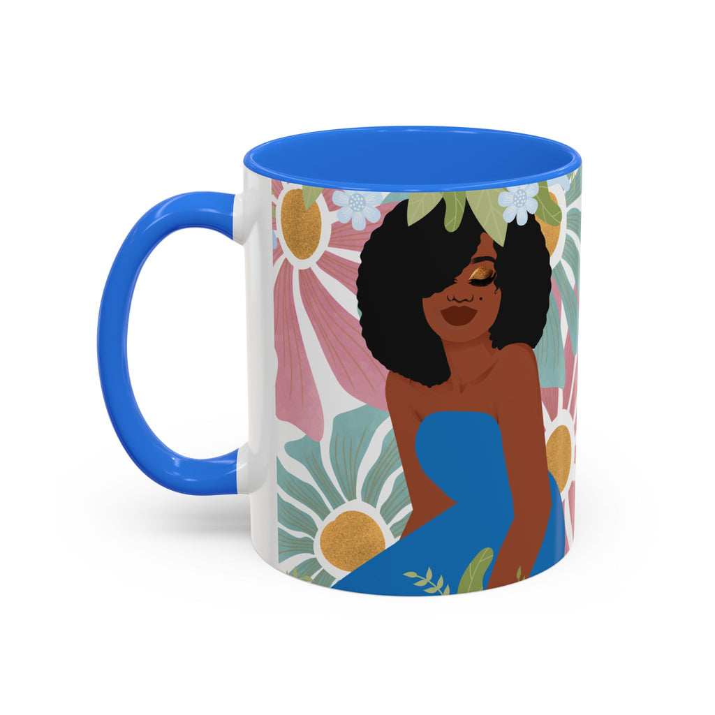 My Boho Floral Afro – Empowering Boho Coffee Cup (11oz)