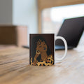 Taking This Moment For Me Mug — Self-Care Leopard Print Coffee Cup