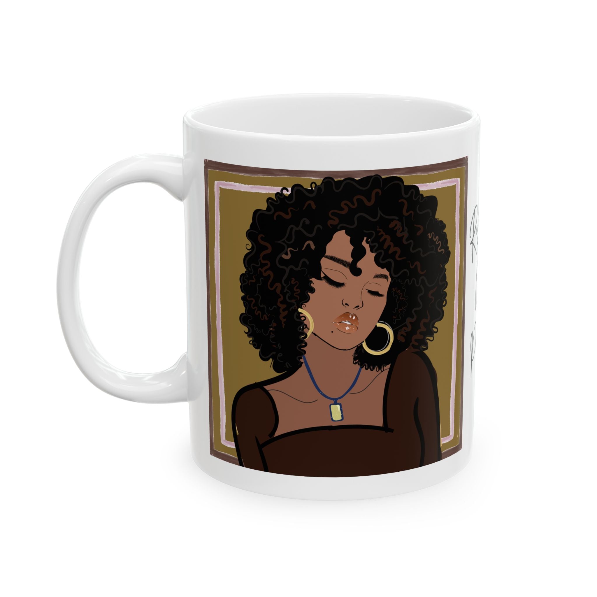 A Portrait of Rest — Ceramic Coffee Cup (11oz)