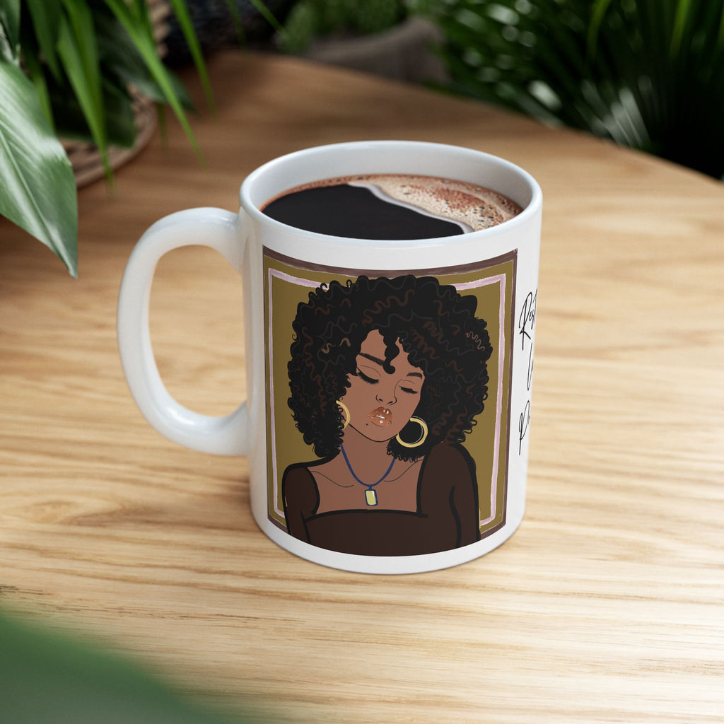 A Portrait of Rest — Ceramic Coffee Cup (11oz)