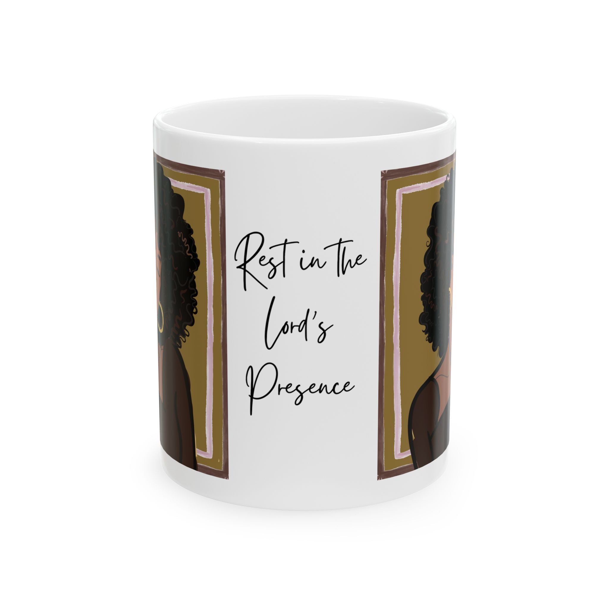 A Portrait of Rest — Ceramic Coffee Cup (11oz)